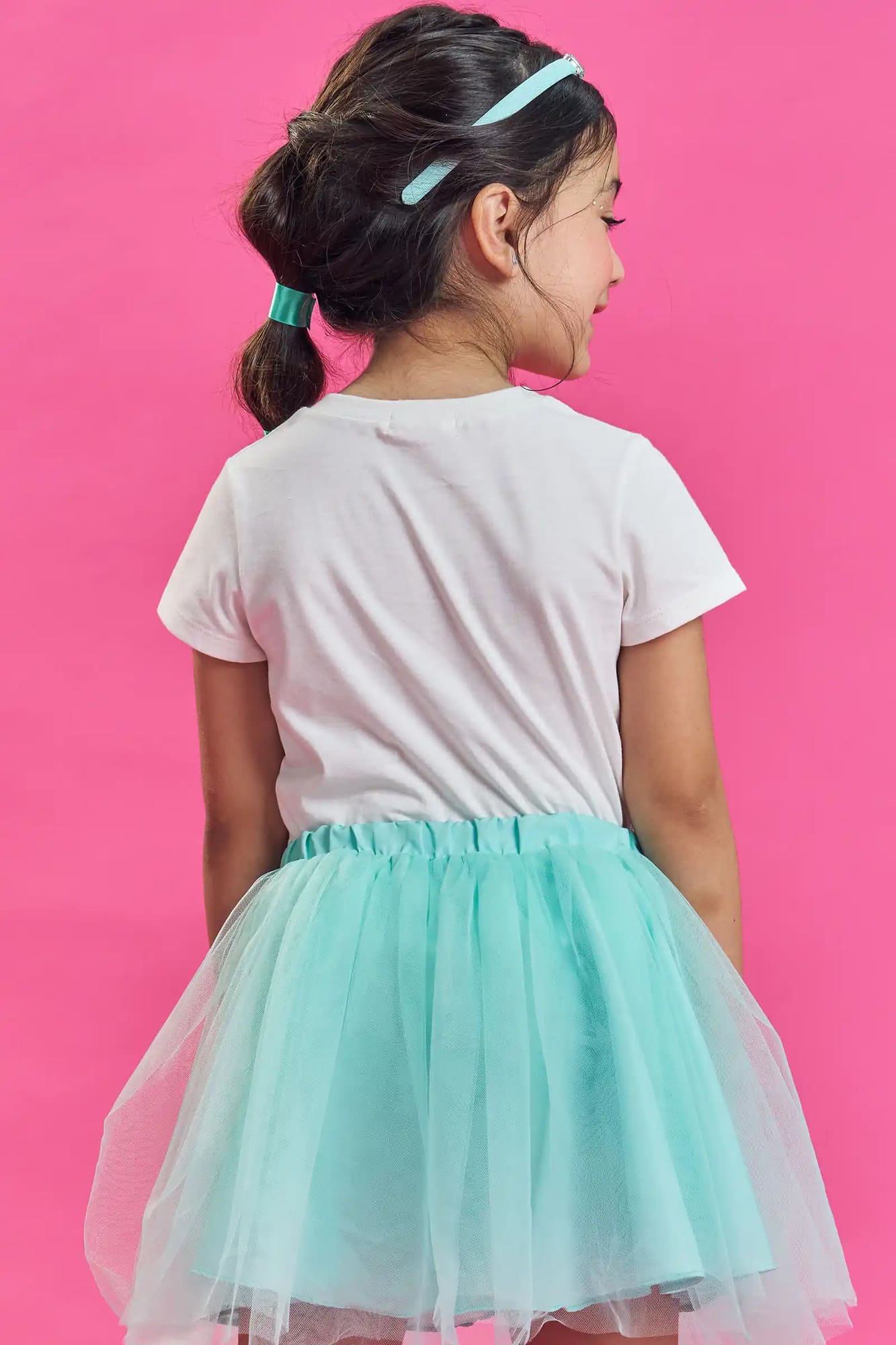 Blusa Infantil Kukiê Verão Branca Princesa Jasmine