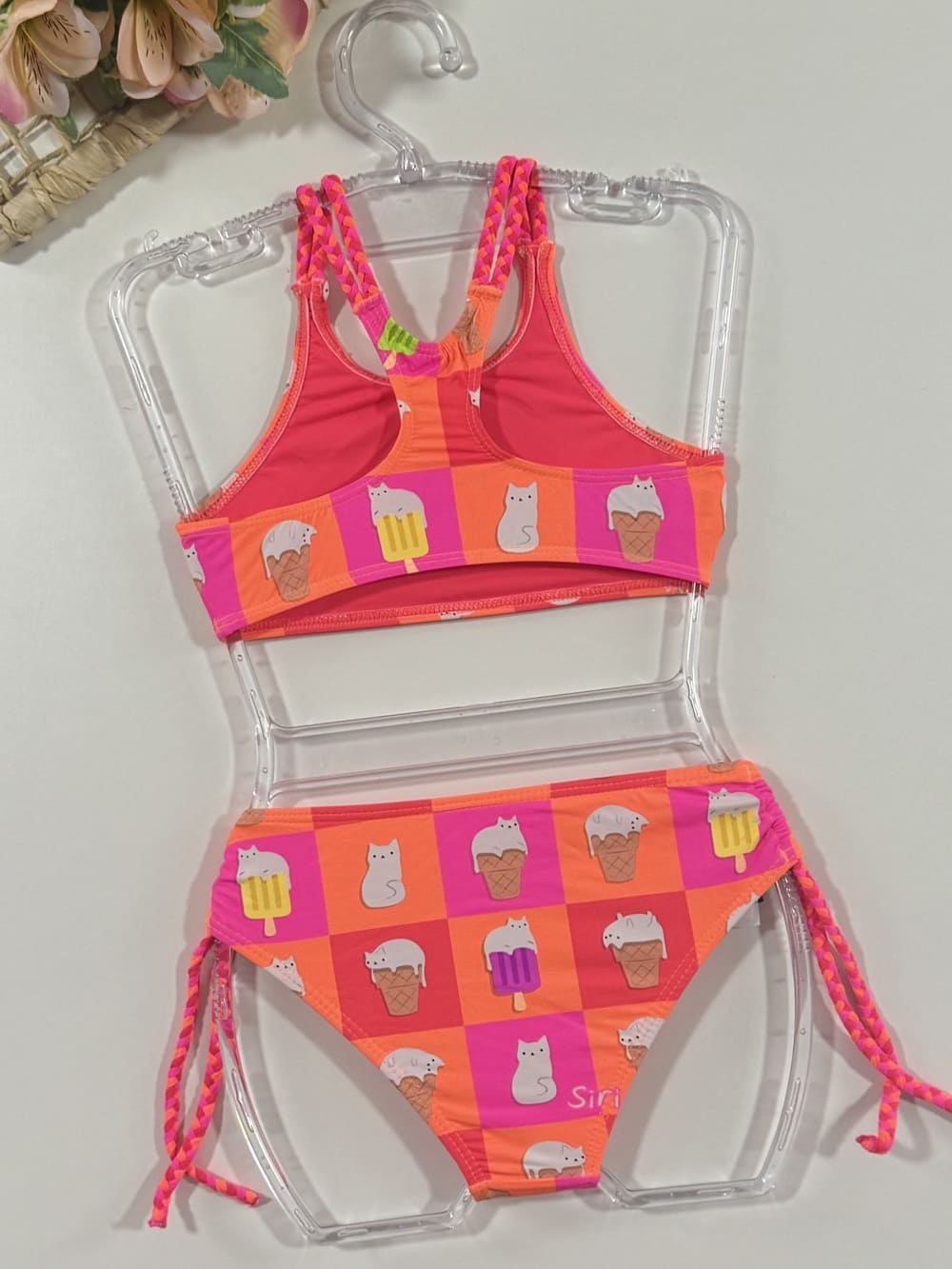 Biquíni Infantil Siri Kids Rose Ice Cat 39134