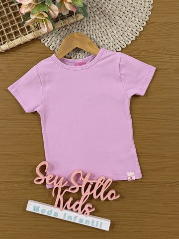 Blusa Infantil Cinti Verão Lilás