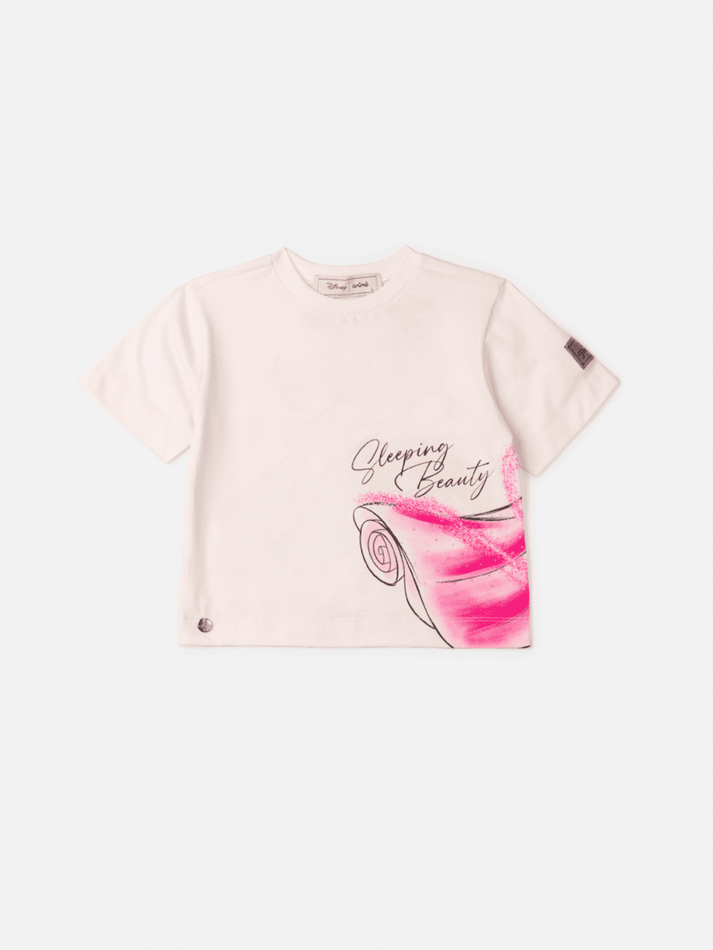 Blusa Infantil Animê Verão Princesa Aurora Disney