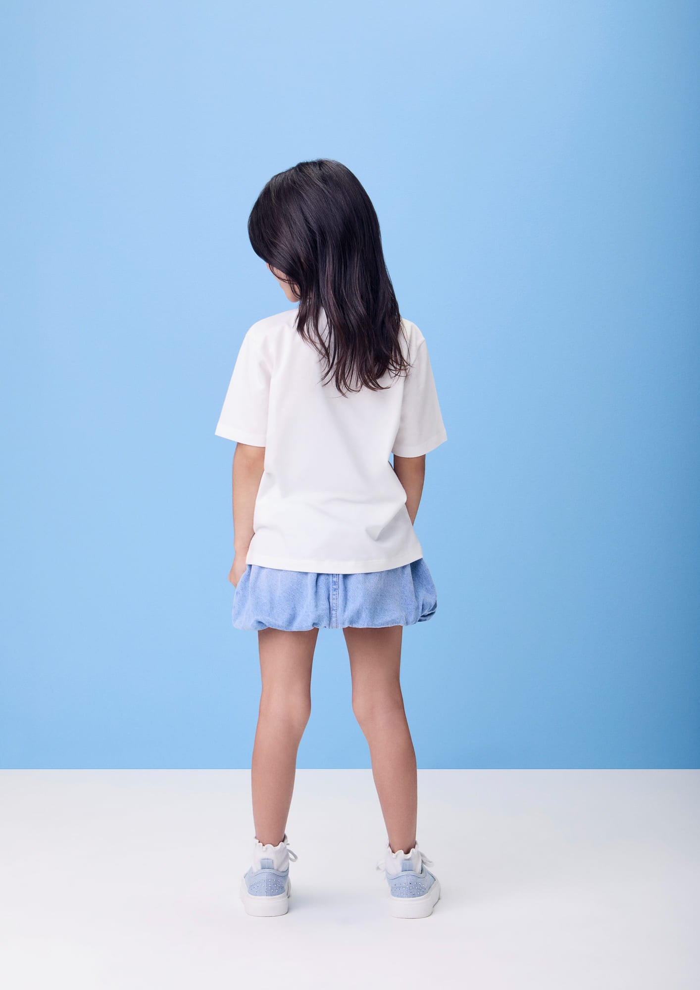 Blusa Infantil Momi Verão Branca Lilo e Stitch Disney
