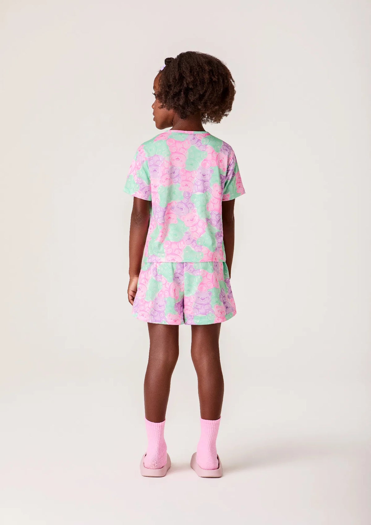 Pijama Infantil Menina Bimbi Gummy Bear Colors