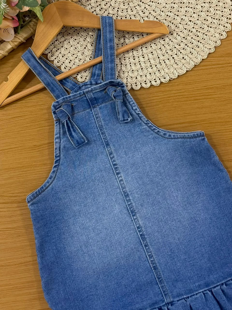 Salopete Infantil Menina Bimbi Jeans