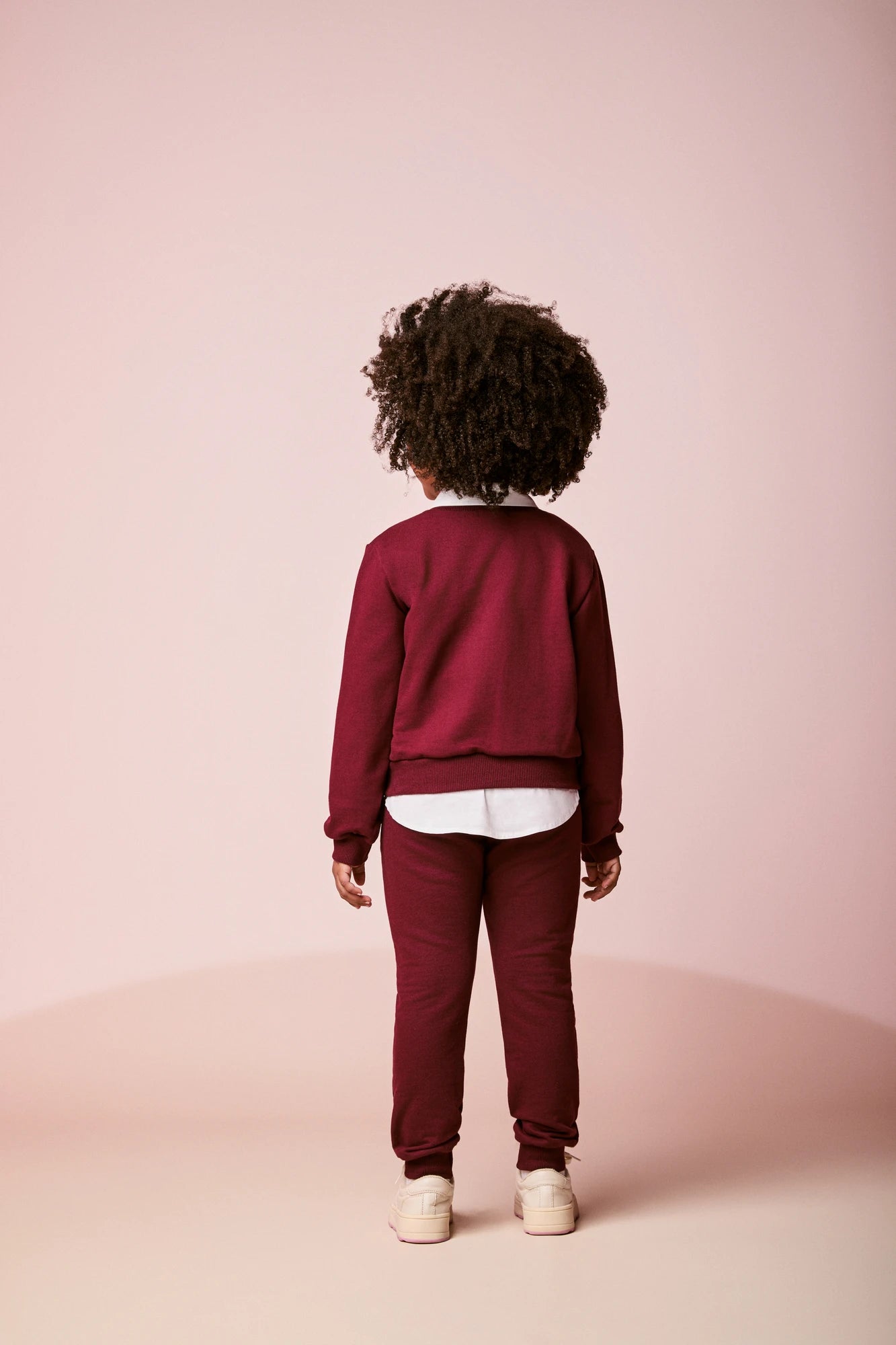 Conjunto Infantil Momi Inverno com Calça e Moletom sem Flanela Vinho Bear Time