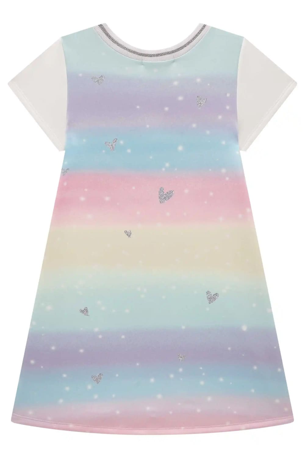 Vestido Infantil Kukie Verão Colorido Ursinha Strass