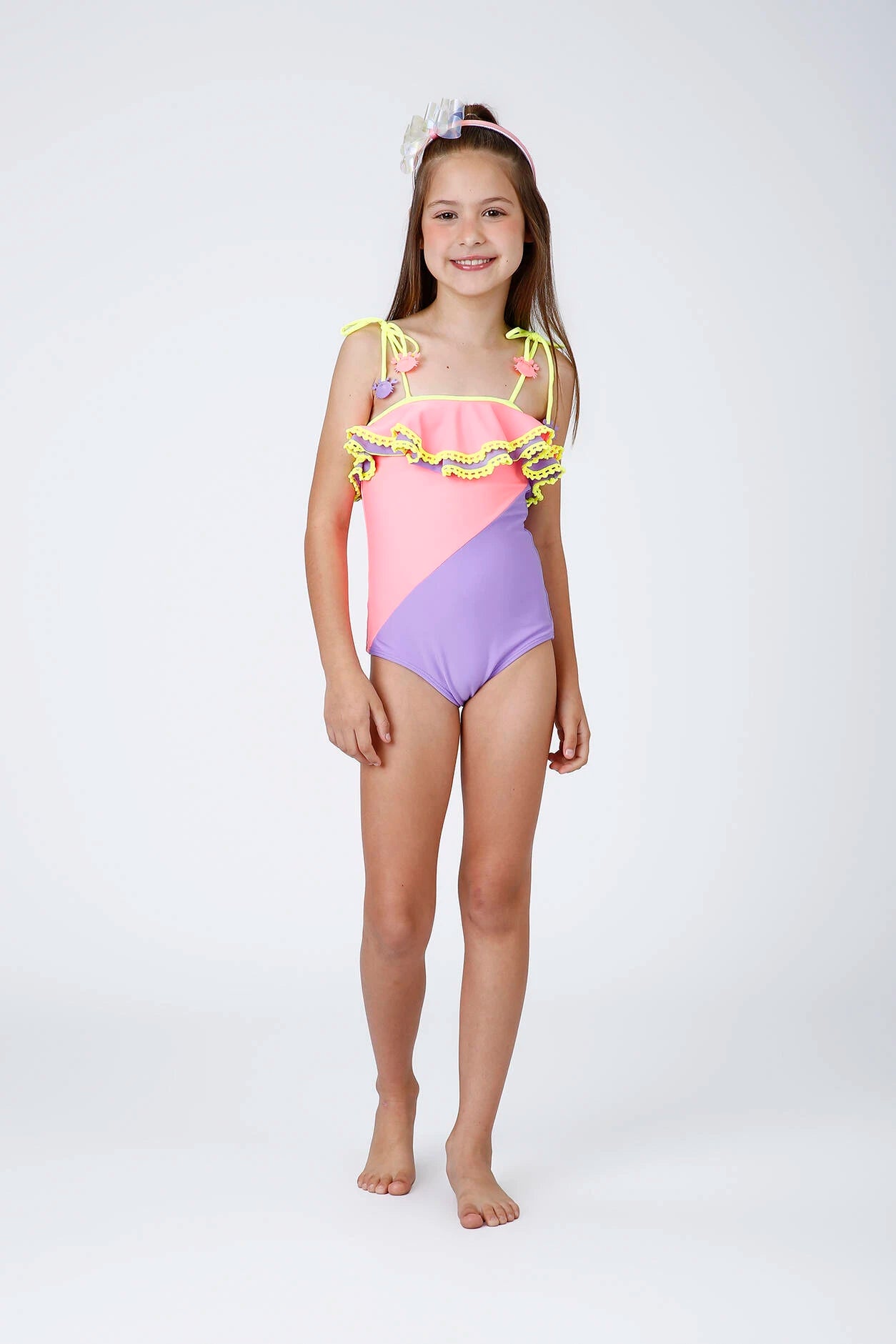 Maiô Infantil Siri Kids Colorido Julia Zig Zag 43079
