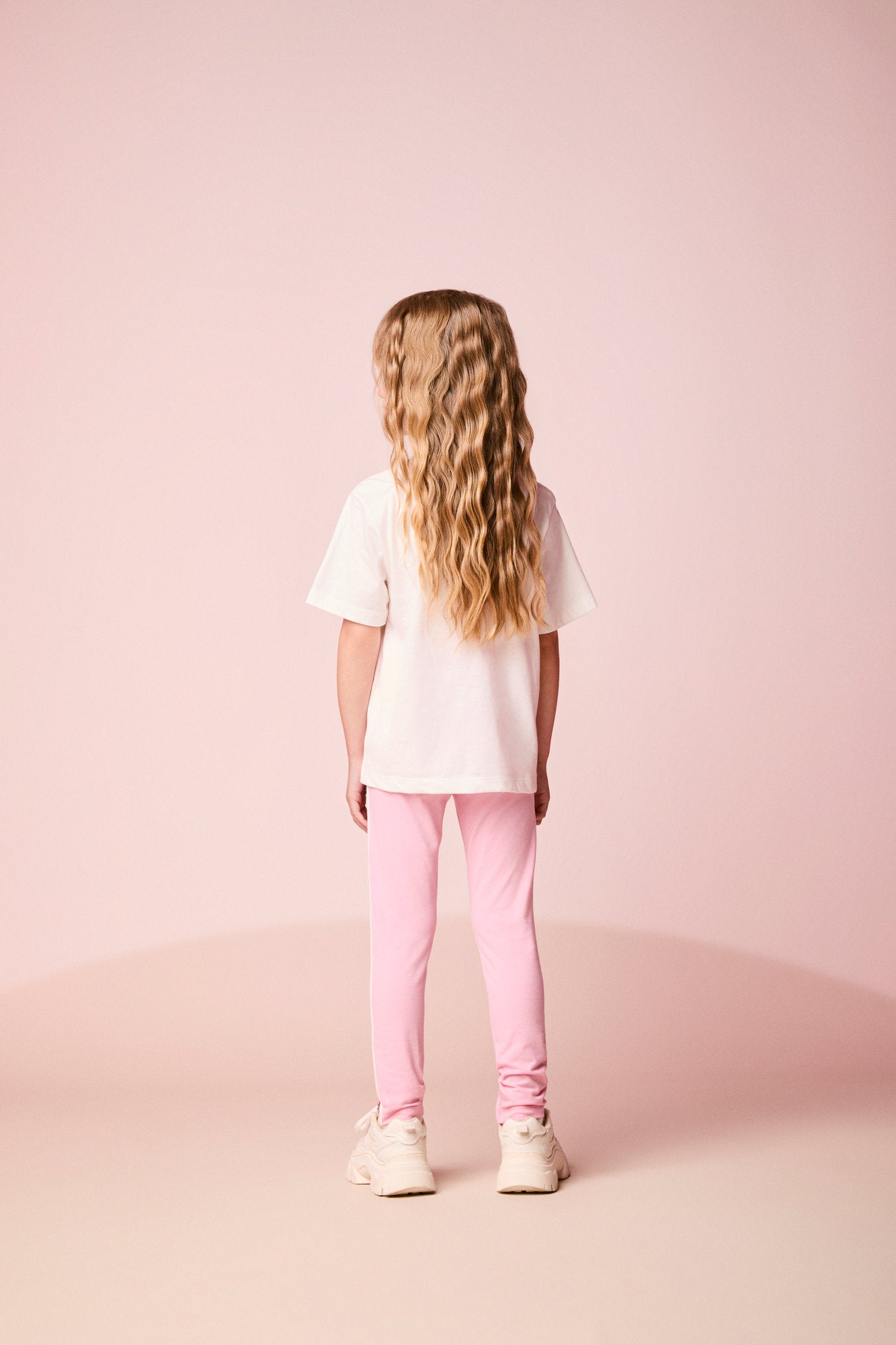 Conjunto Infantil Momi Inverno com Calça Legging Rosa  e Blusa Manga Curta Stitch Tênista