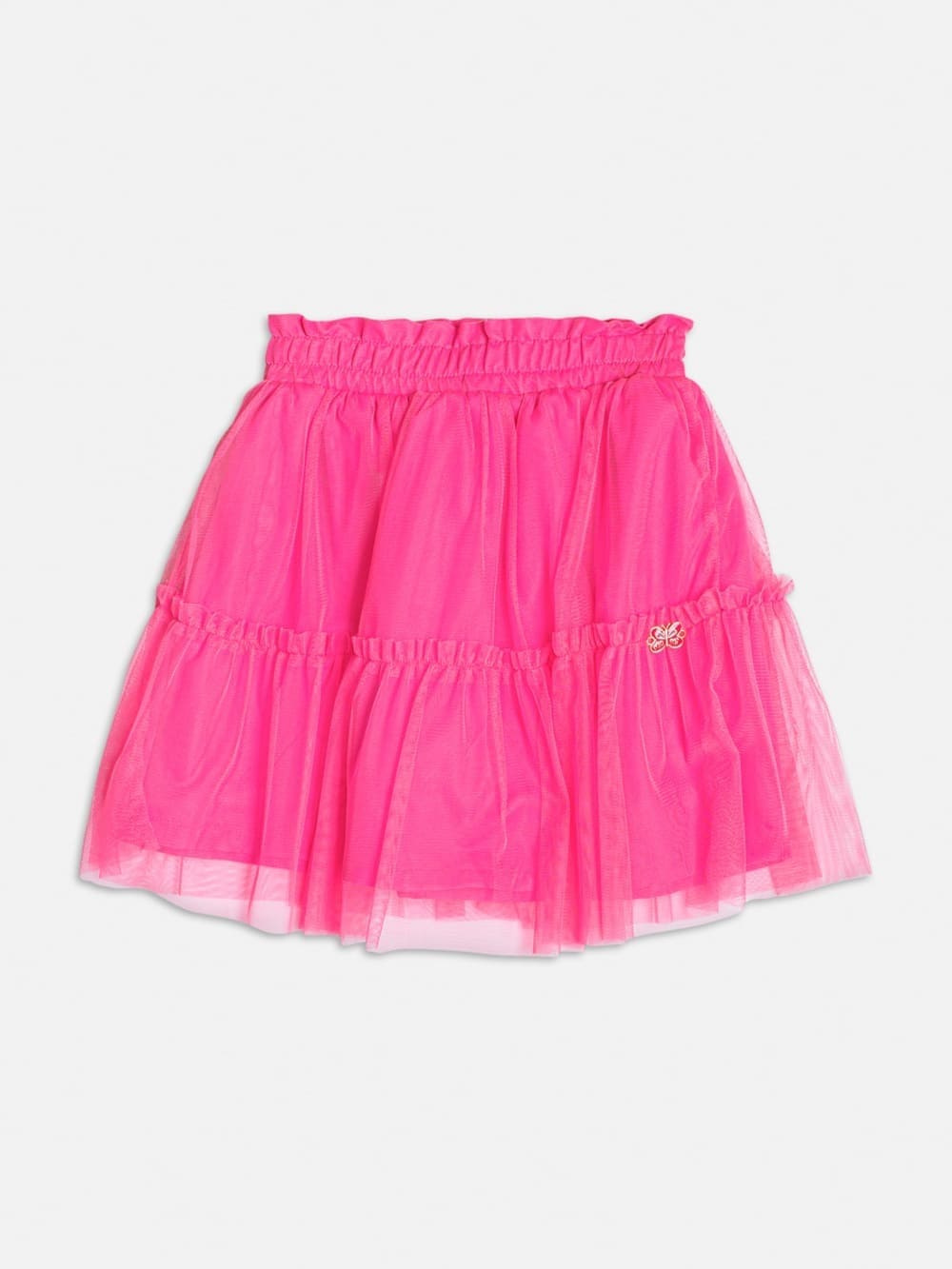 Saia Infantil Momi Verão Tule Pink