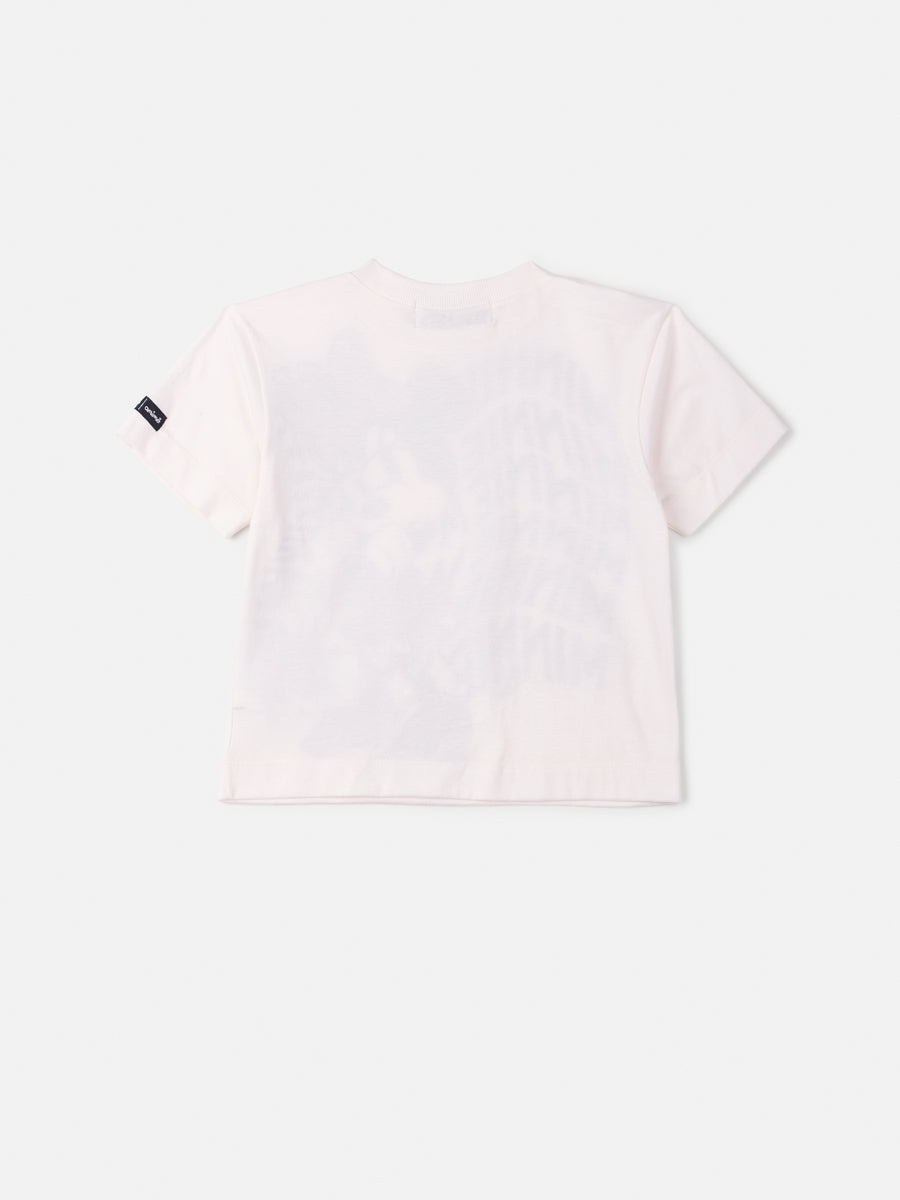 Blusa Infantil Animê Manga Curta Minnie Disney