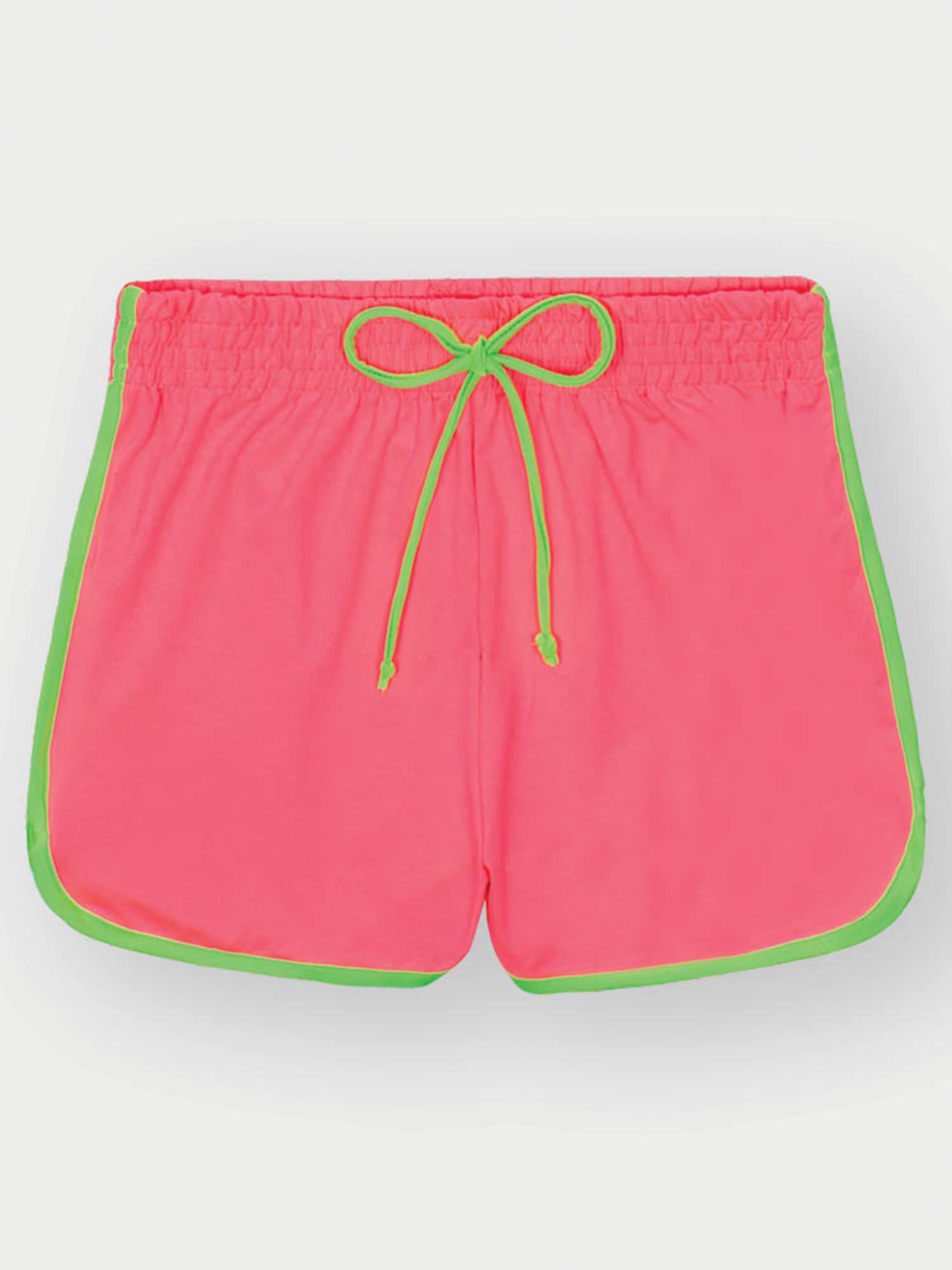 Shorts Infantil Cinti Verão Rosa Neon