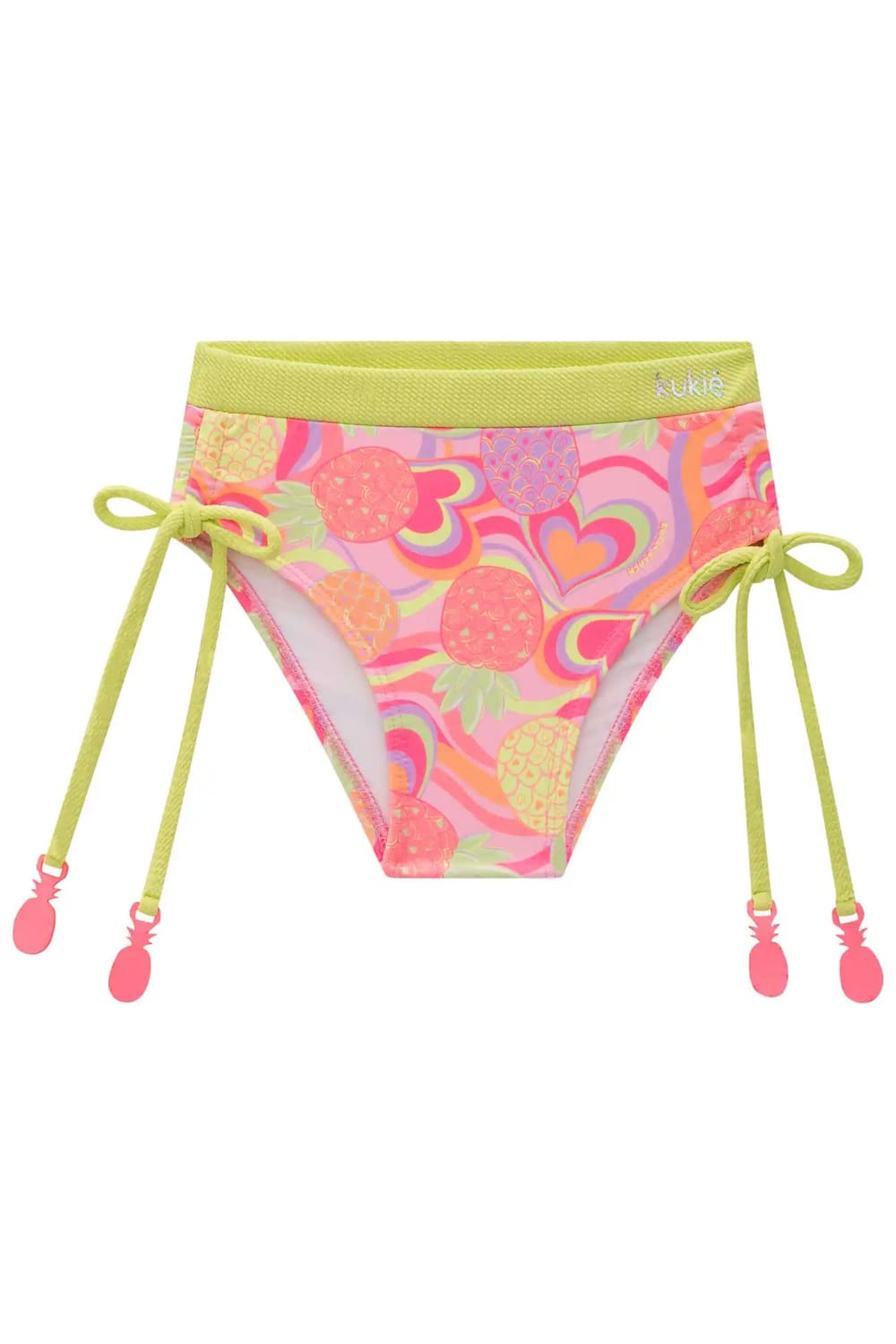 Biquíni Infantil Kukiê Verão Colorido Abacaxis