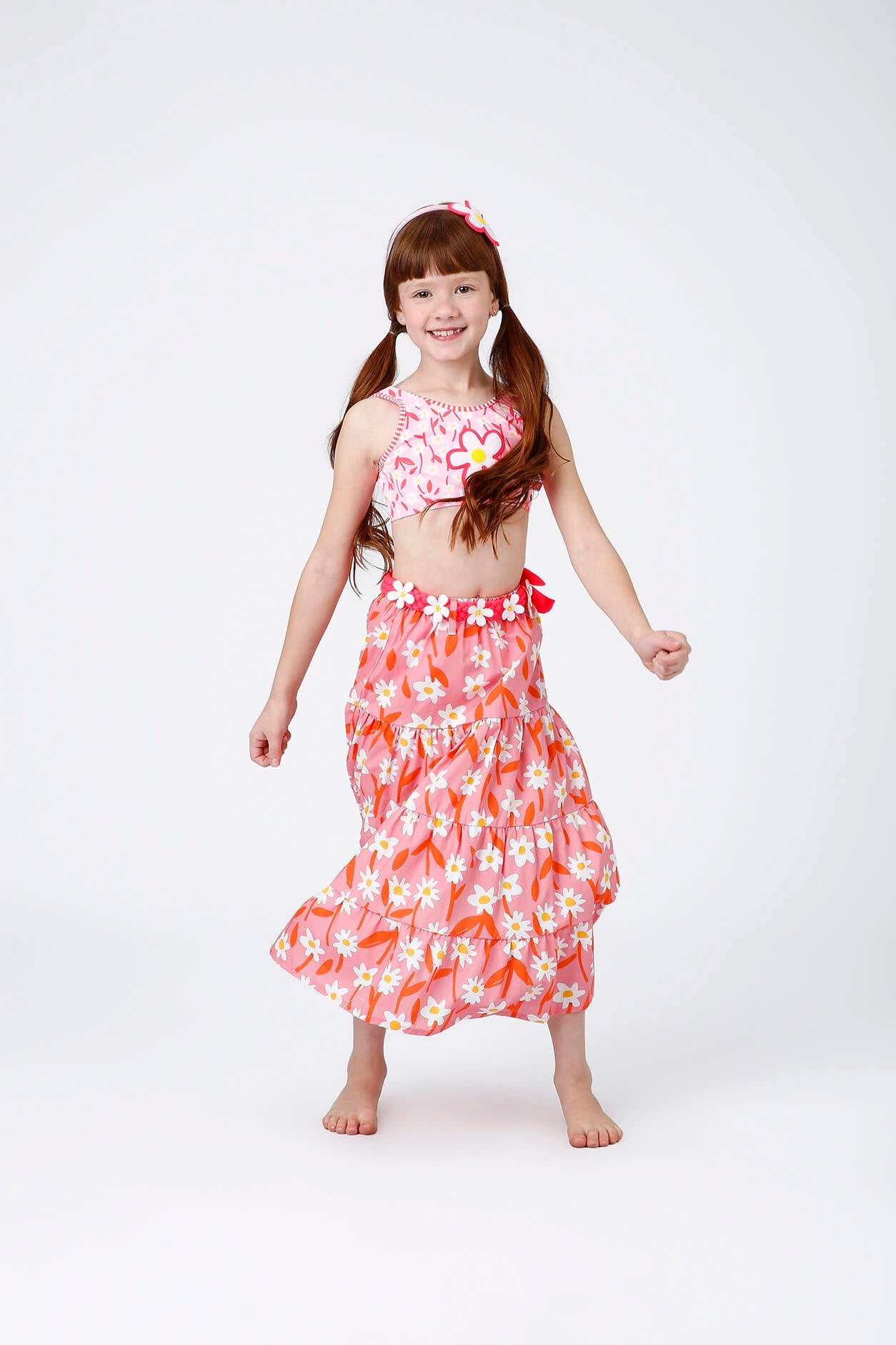 Saia Infantil Siri Kids Rosa Diana Bela 43288