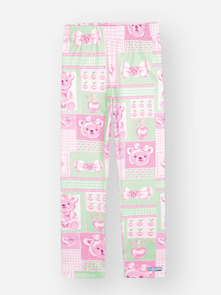 Calça Legging Infantil Cinti Verão Colorida Docinhos