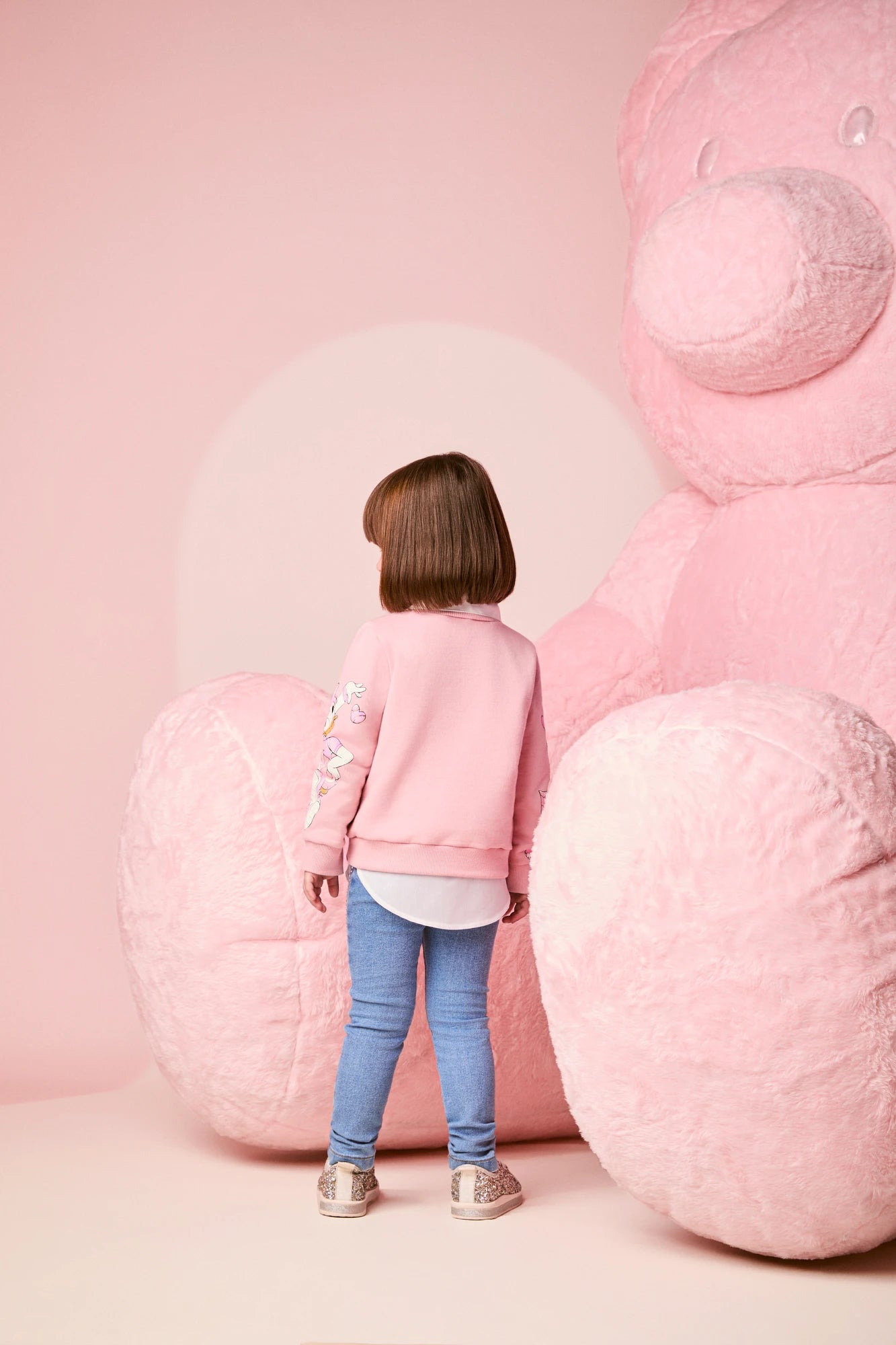 Moletom Infantil Momi Inverno Flanelado Rosa Daisy Tênista