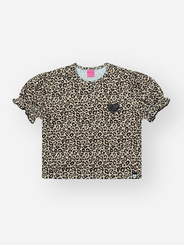 Conjunto Infantil Belime Verão com Shorts e Blusa Oncinha