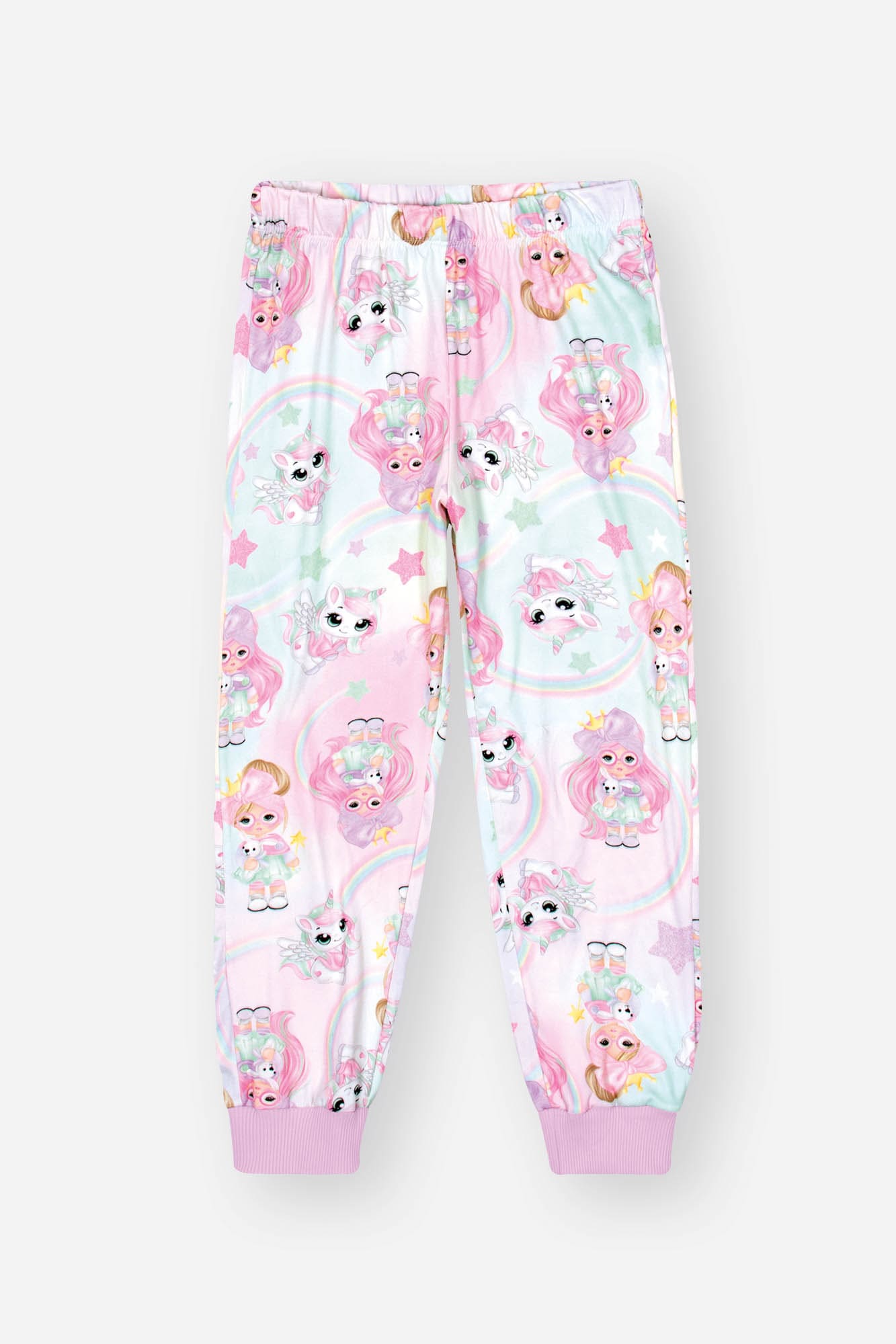 Pijama Infantil Cinti Inverno Calça e Blusa Unicórnio Brilhinho
