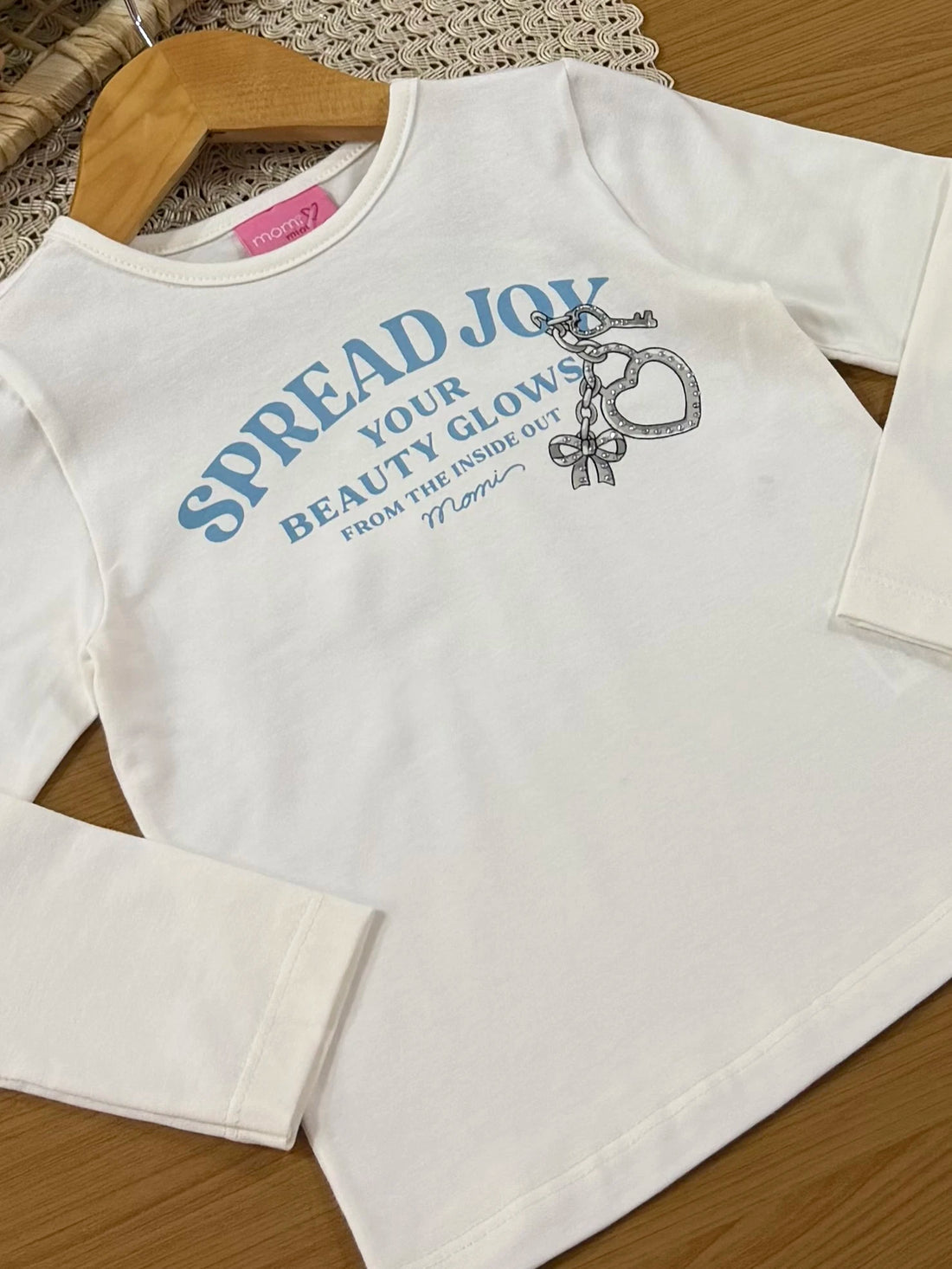 Conjunto Infantil Momi Inverno com Saia e Blusa Manga Longa Spread Joy