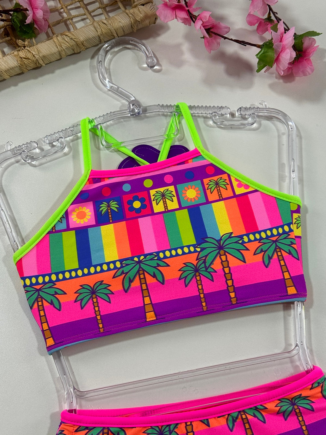 Biquíni Infantil Siri Kids Laila Neon Tropical 39011