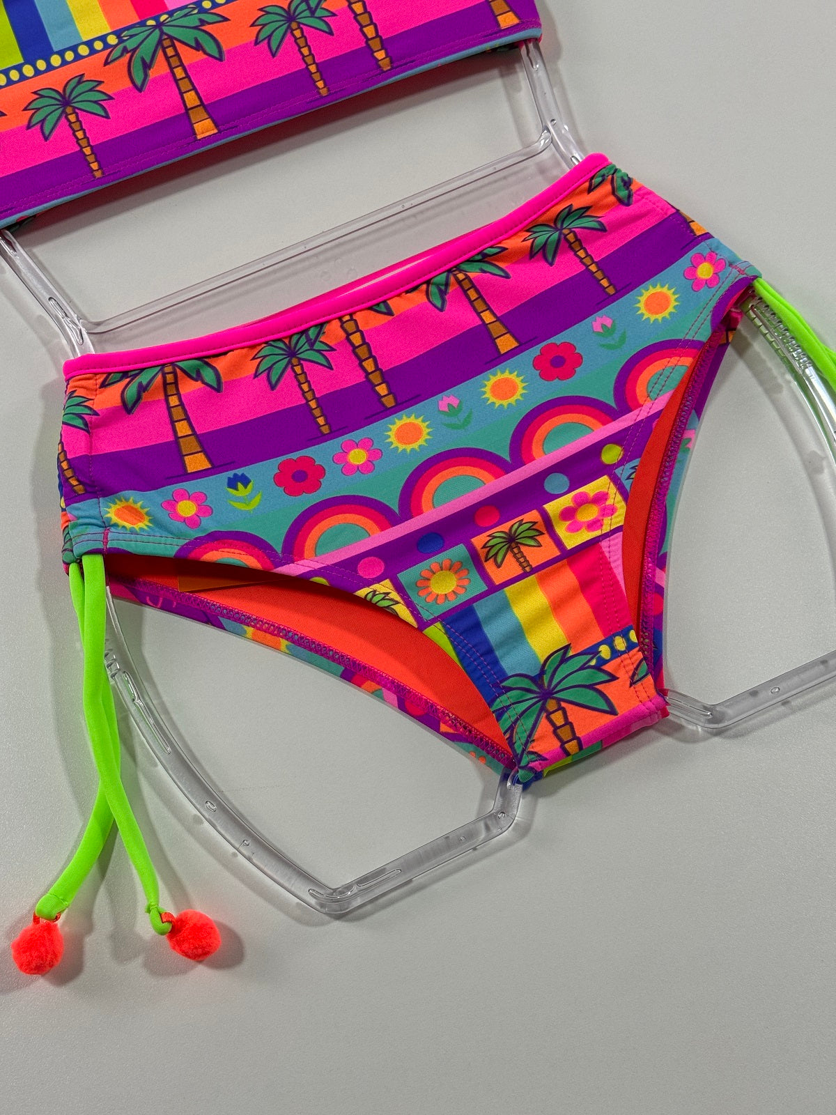 Biquíni Infantil Siri Kids Laila Neon Tropical 39011
