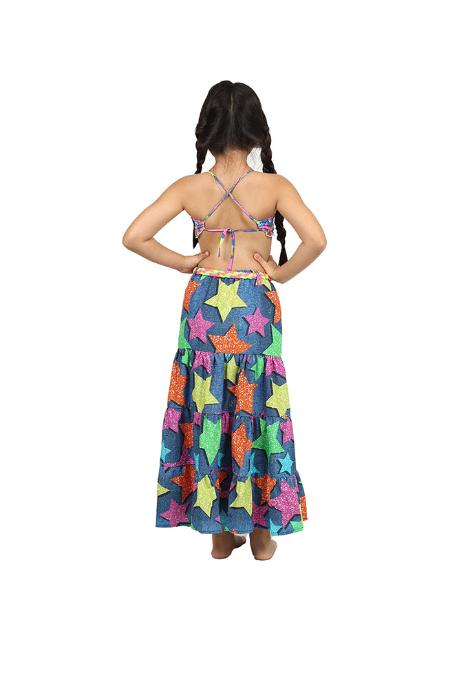 Saia de Praia Infantil Siri Kids Diana Estrela 39050