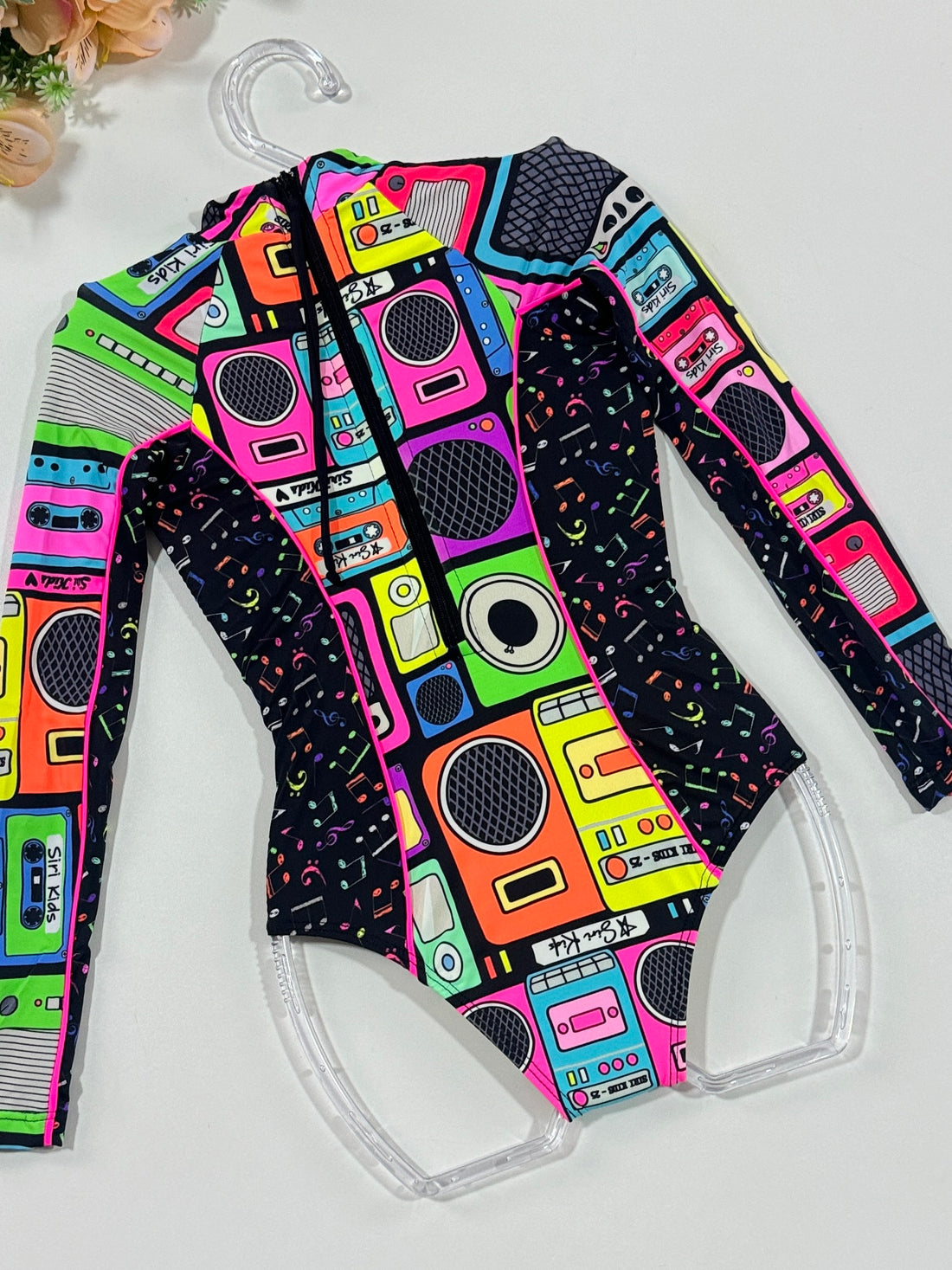 Maiô Infantil Siri Kids Manga Longa Tati Music 39075