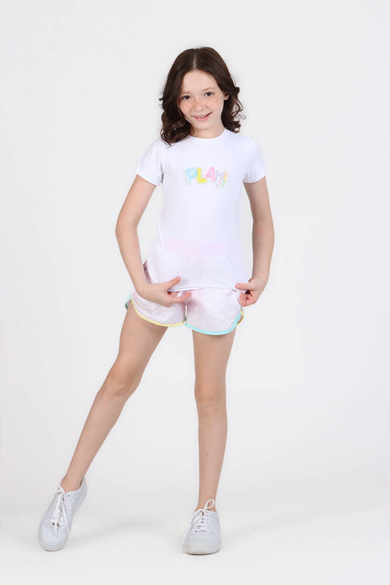 Blusa Infantil Siri Kids Sport Maria Branca Play 41733