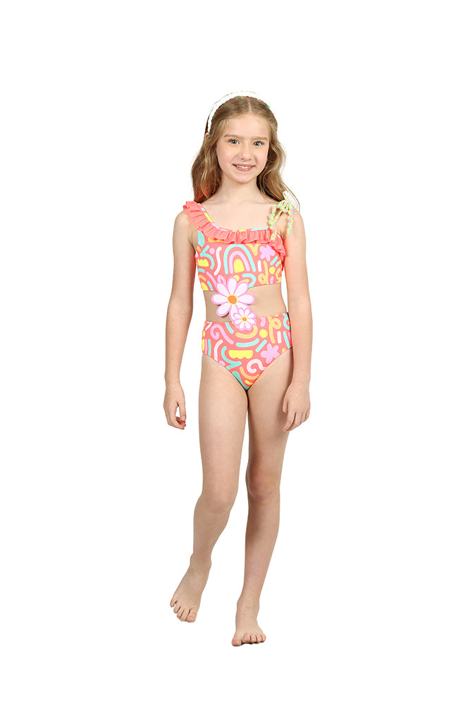 Maiô Infantil Siri Kids Flor Nanda Garden 39188