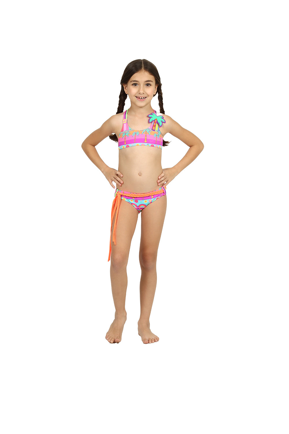 Biquíni Infantil Siri Kids Coqueiro Fernanda Tropical 39209