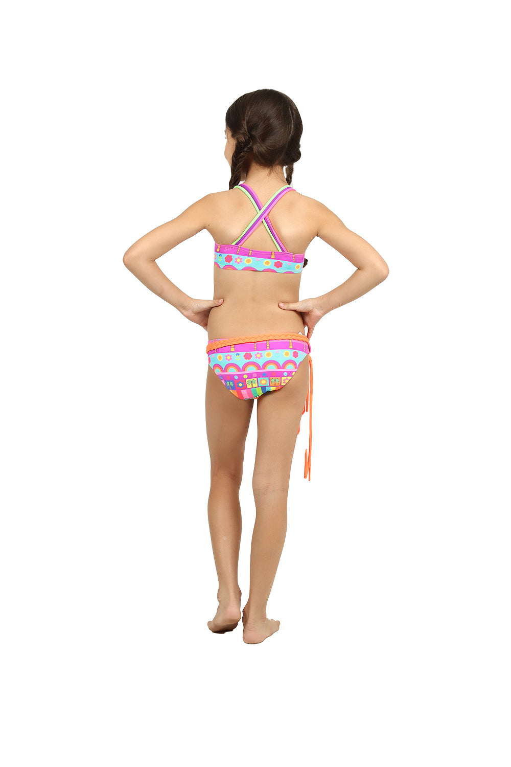 Biquíni Infantil Siri Kids Coqueiro Fernanda Tropical 39209