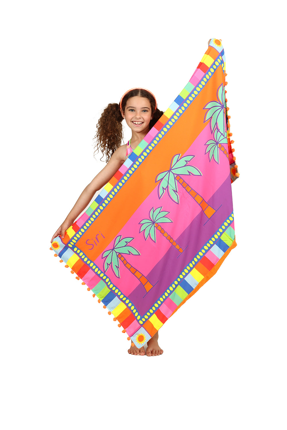 Toalha Infantil Siri Kids Cristal Tropical