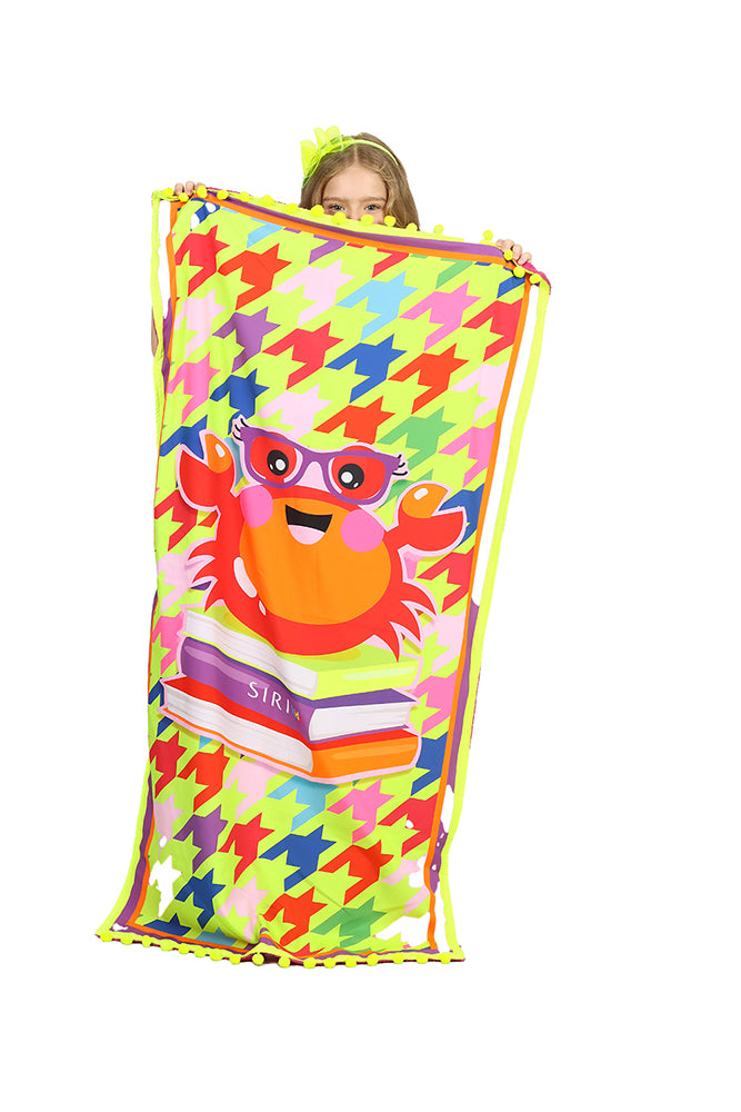 Toalha Infantil Siri Kids Cristal Xadrez Siri