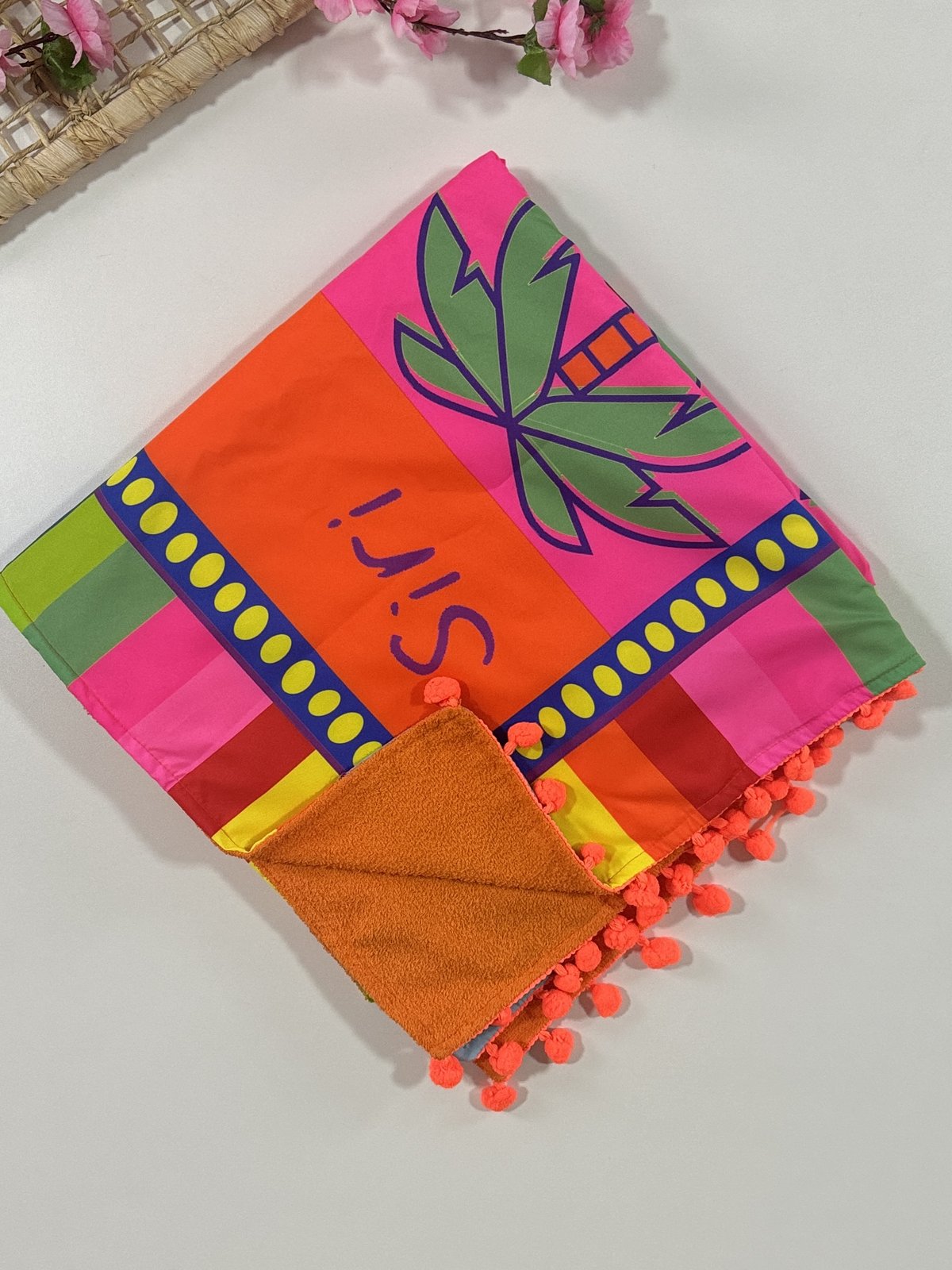 Toalha Infantil Siri Kids Cristal Tropical