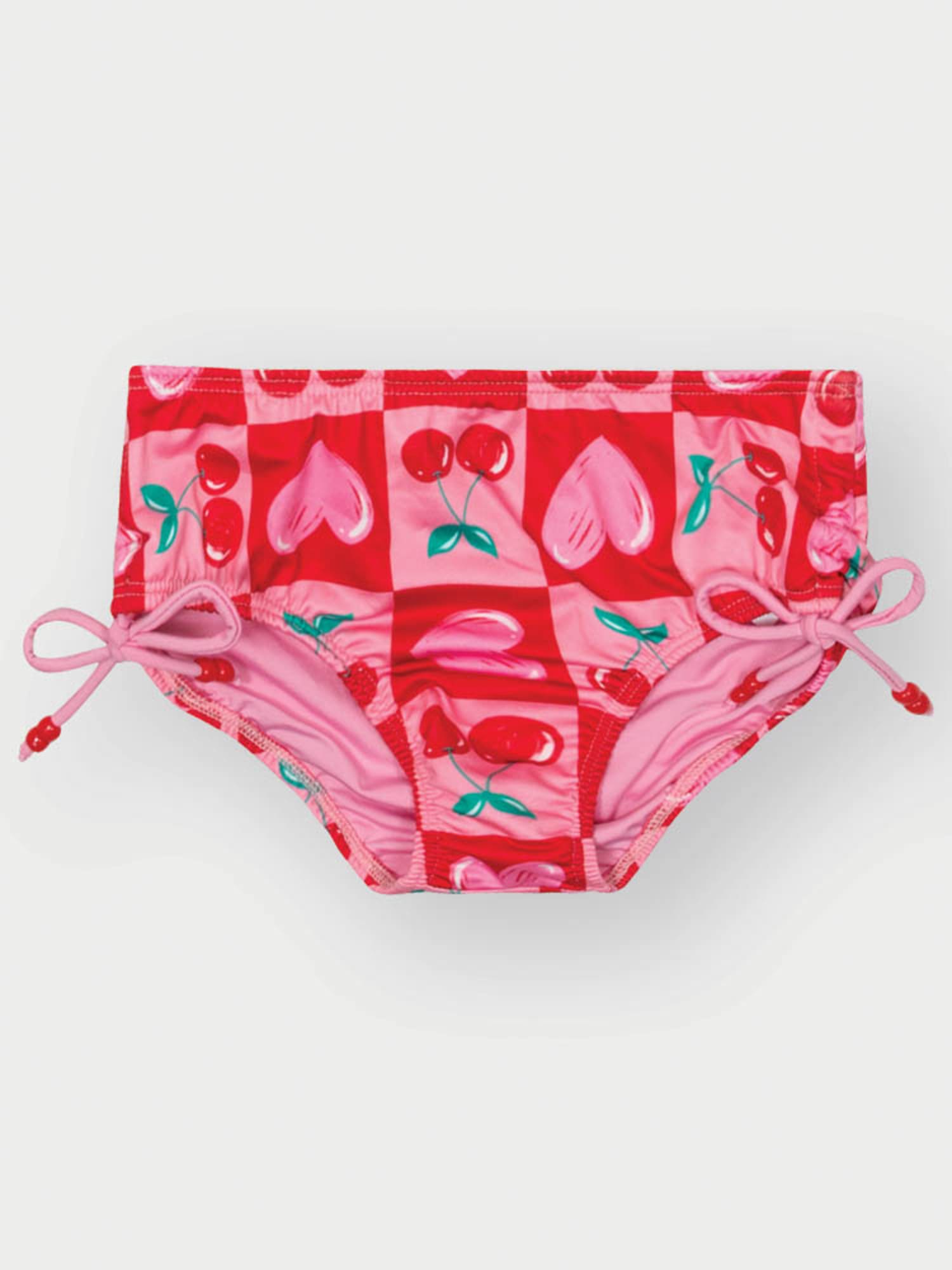 Biquíni Infantil Cinti Verão Manga Longa Rosa Ursinha