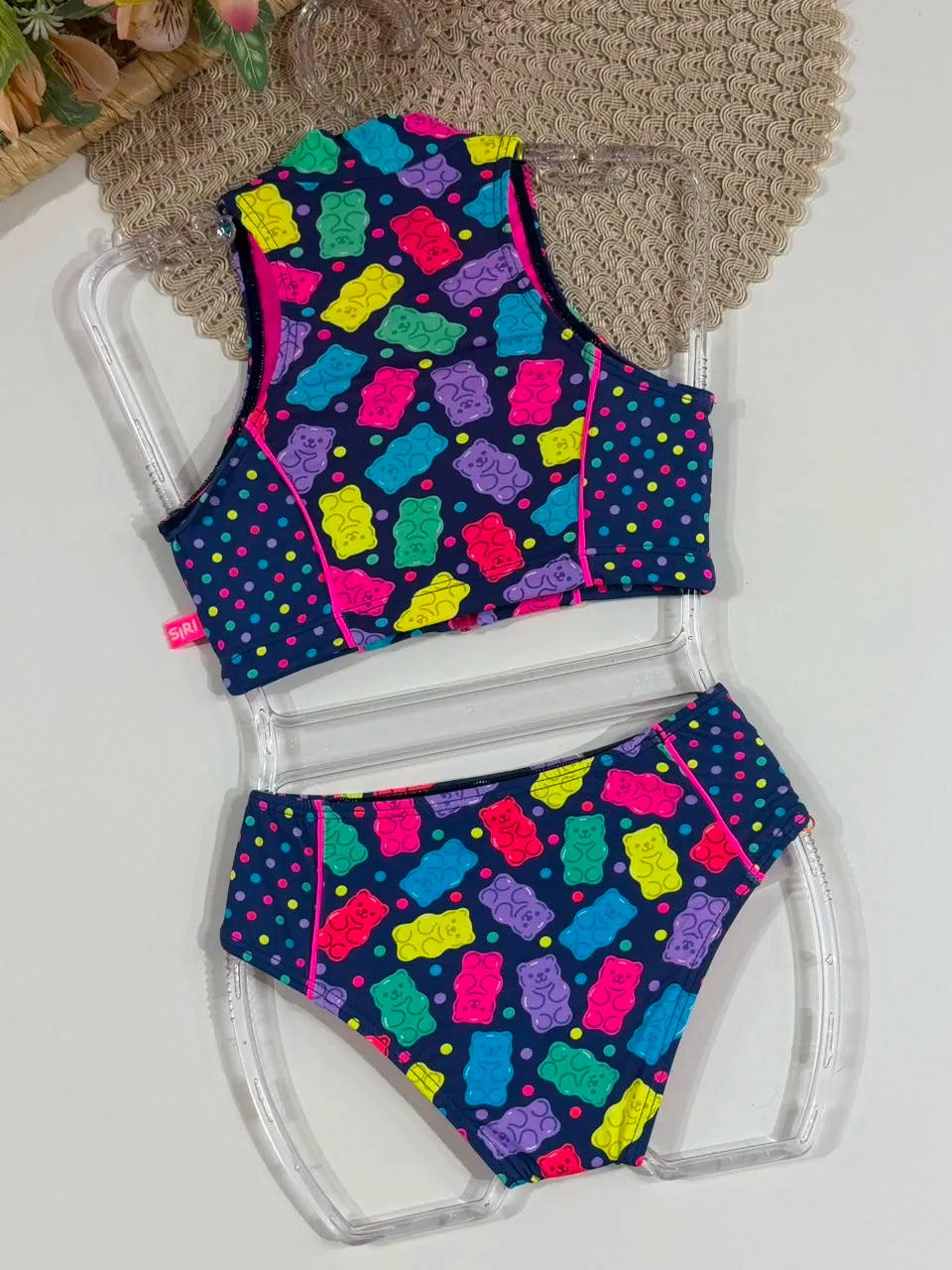 Biquíni Infantil Siri Kids Azul Marinho Cecilia Gummy 43158
