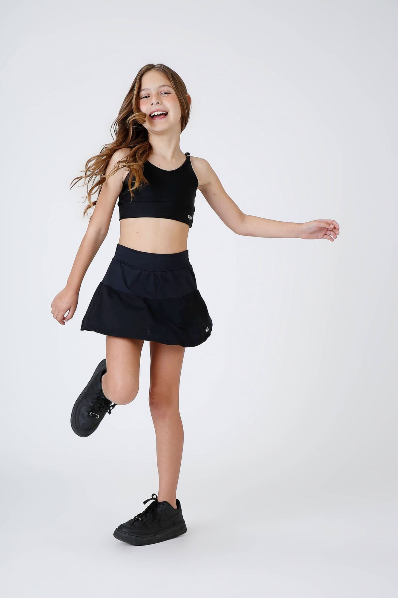 Saia infantil Siri Kids Sport Larissa New Preta 42038