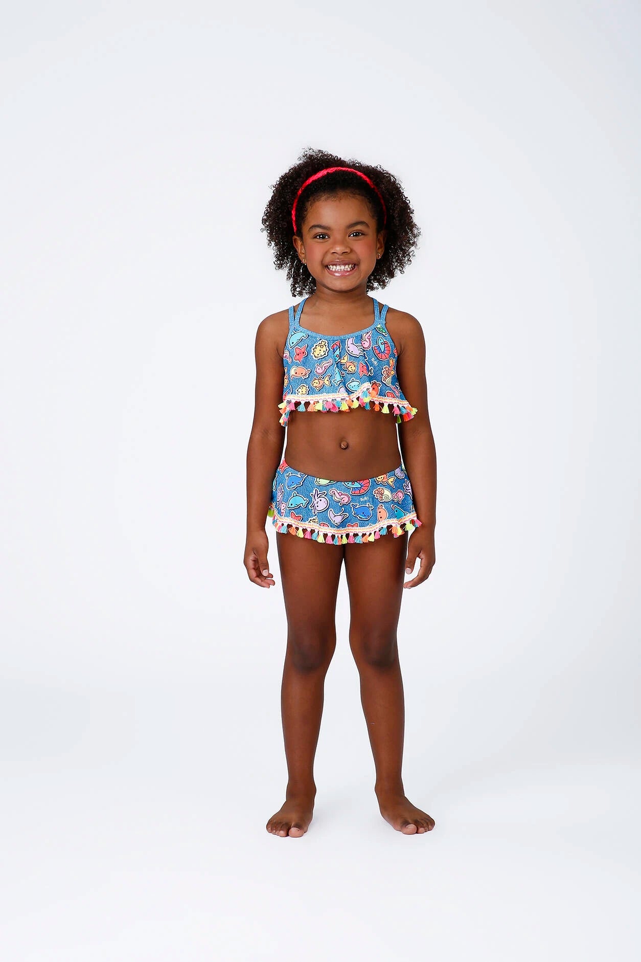 Biquíni Infantil Siri Kids Tamires Sea Jeans 43273