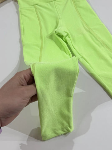 Calça Legging Infantil Siri Kids Sport Juliana Verde Neon 42670