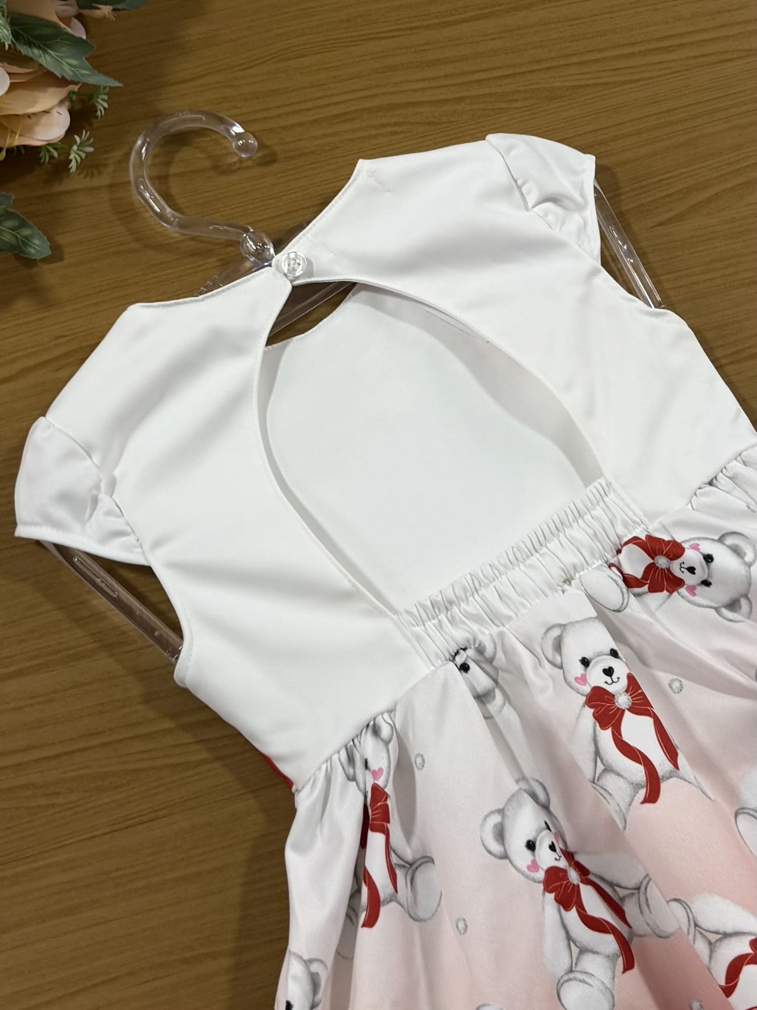 Vestido Infantil Cinti Inverno Ursinho com Bolero