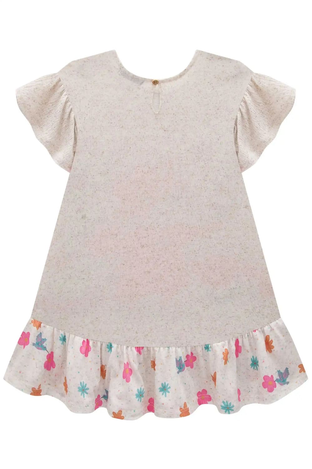 Vestido Infantil Kukie Alecrim Verão Raposinha