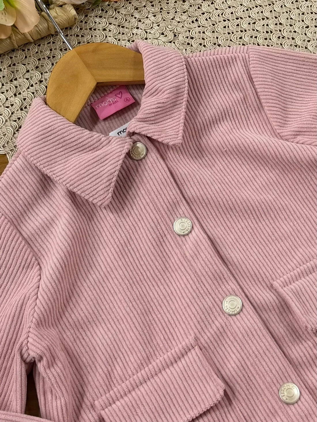 Jaqueta Infantil Momi Inverno Rosa