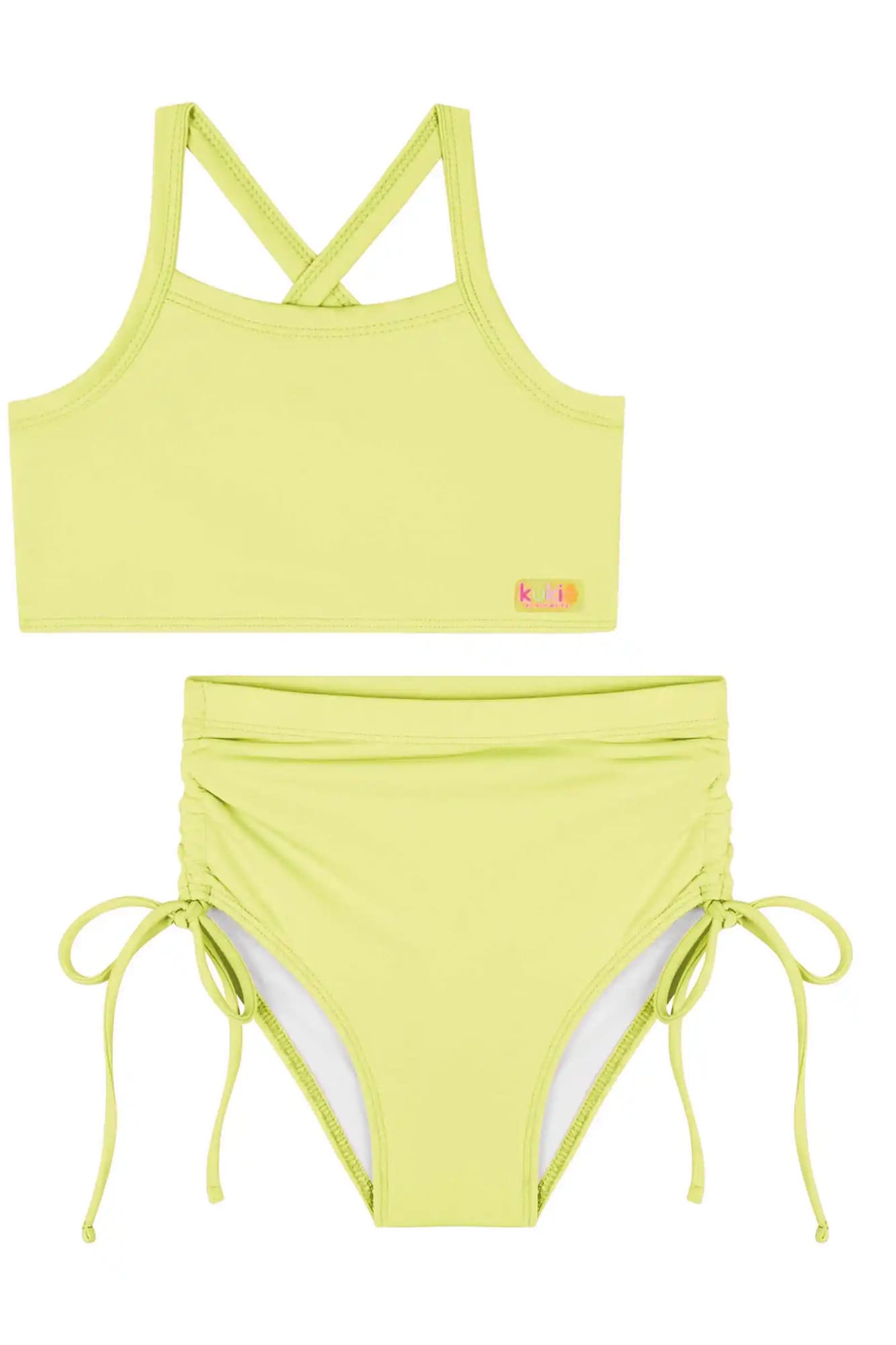 Biquíni Infantil Kukiê Verão Verde Neon