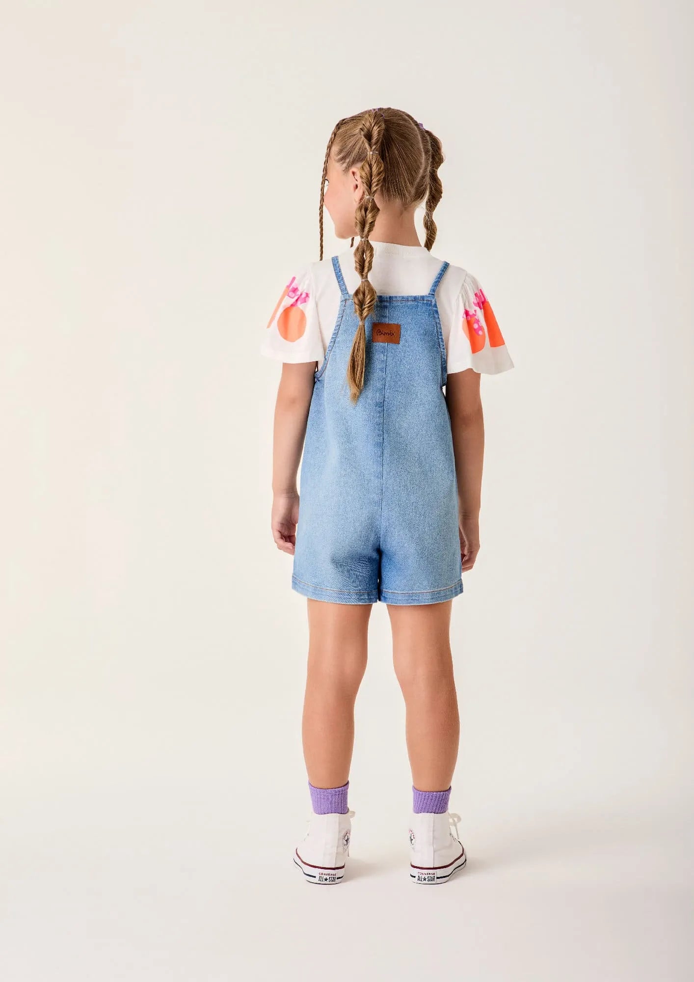 Blusa Infantil Menina Bimbi Branca Frutinhas