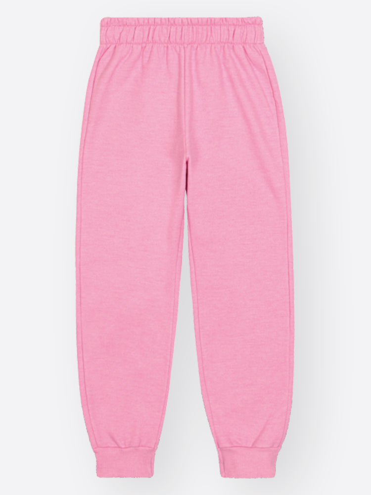 Conjunto Infantil Cinti Inverno com Calça e Moletom Flanelado Rosa Cachorrinha