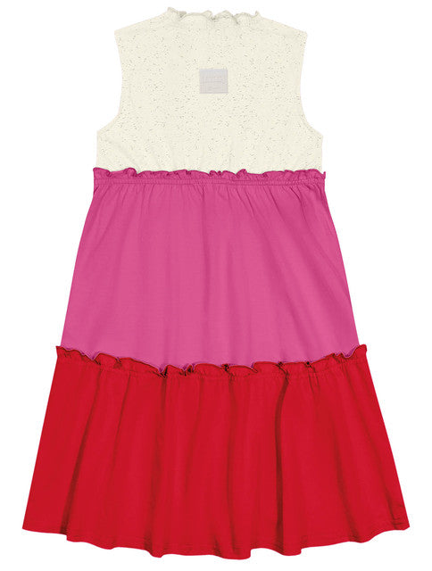 Vestido Infantil Cinti Verão Três Marias Colorido