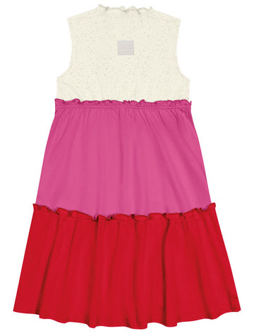 Vestido Infantil Cinti Verão Três Marias Colorido