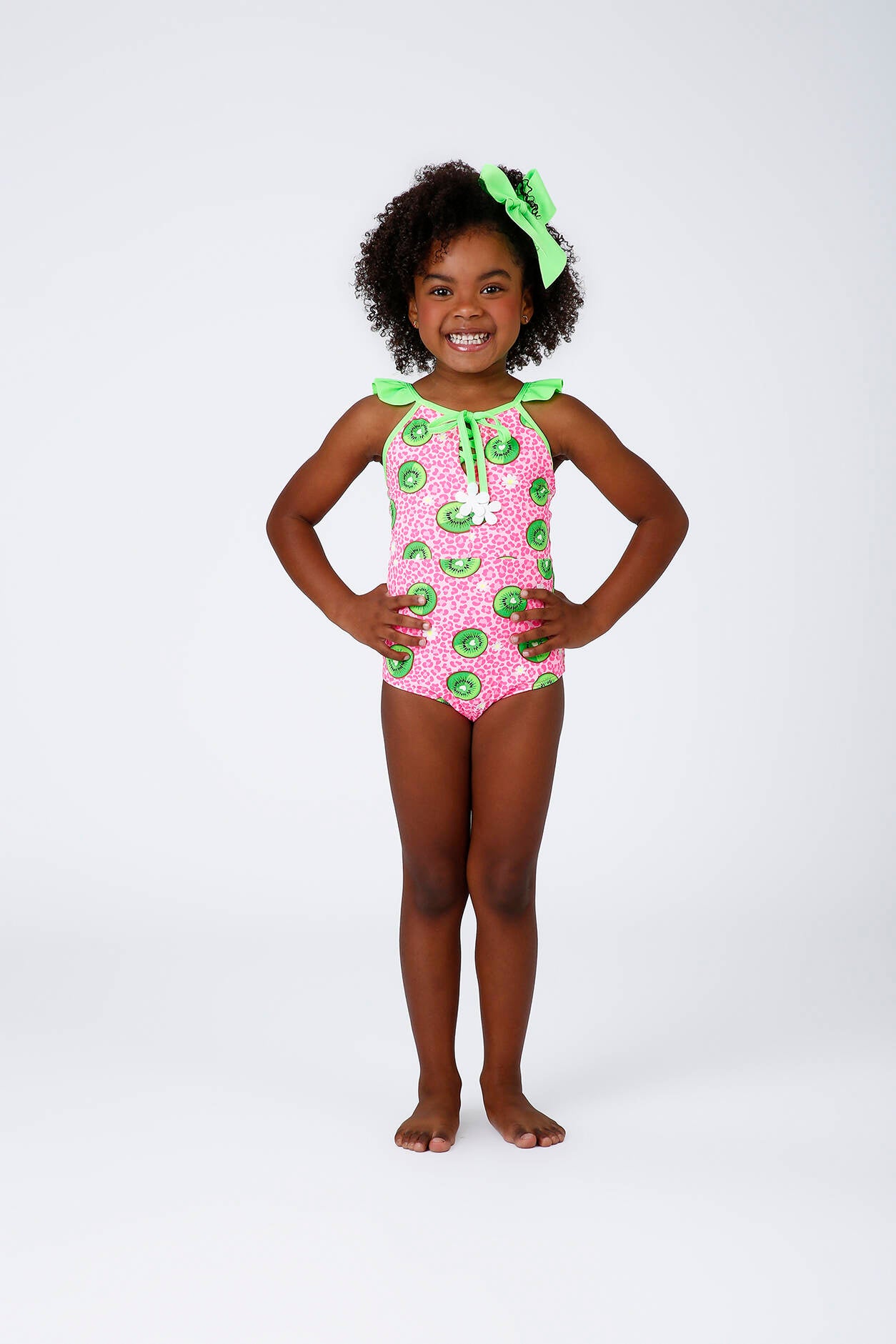 Maiô Infantil Siri Kids Rosa Lana Kiwi 43281