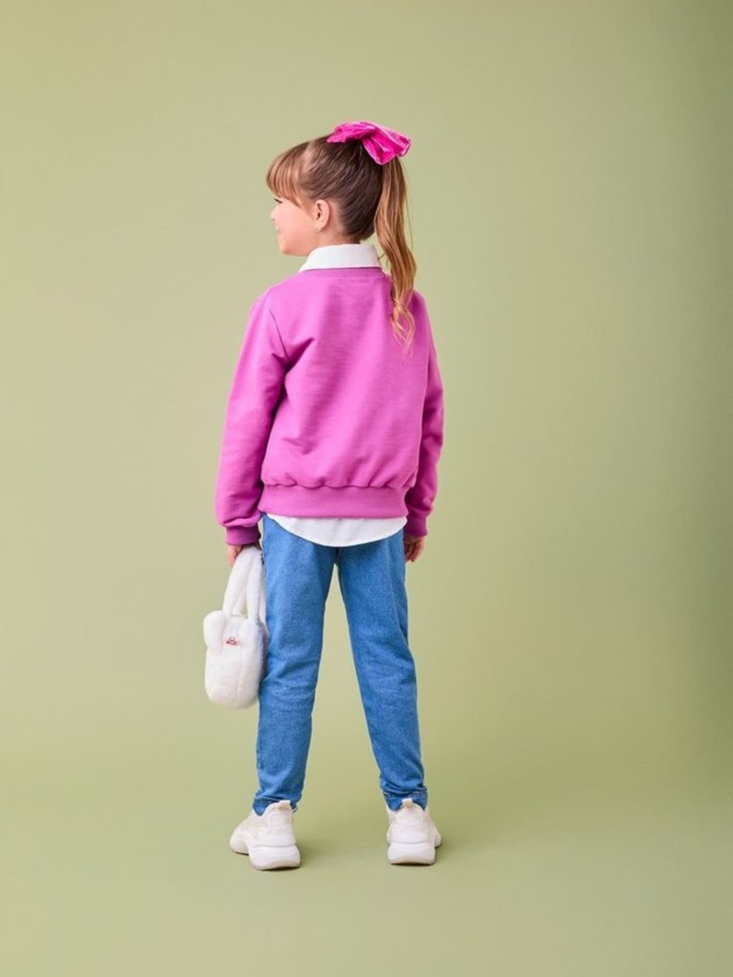 Moletom Infantil Momi Inverno sem Flanela Roxo Hello Kitty