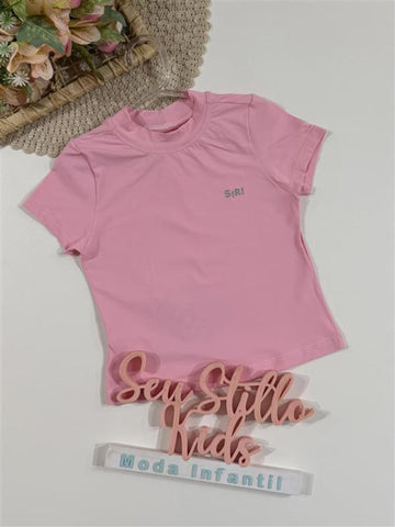 Blusa Infantil Siri Kids Sport Malu Ballet Rosa 42660