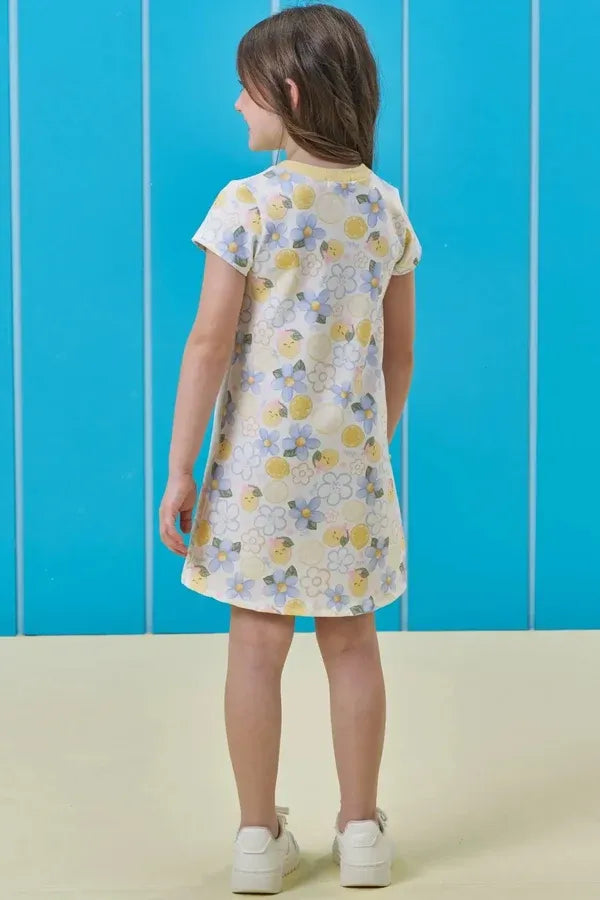Vestido Infantil Kukiê Colorido Ursinho La Dolce Vita