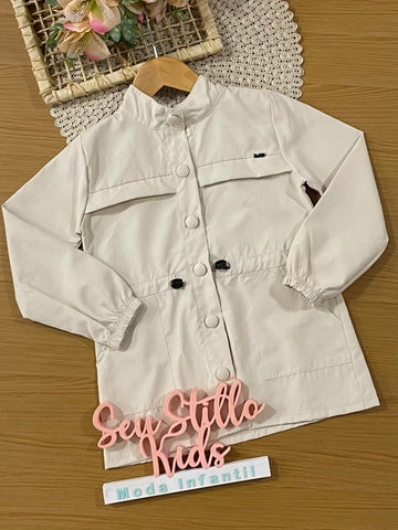 Jaqueta Infantil Kukiê Inverno Bege